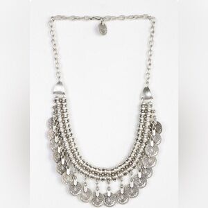 New Turkish Silver Coin Necklace